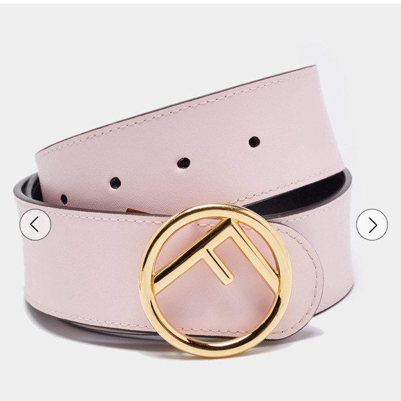 Fendi F is Fendi Leather Reversible Belt